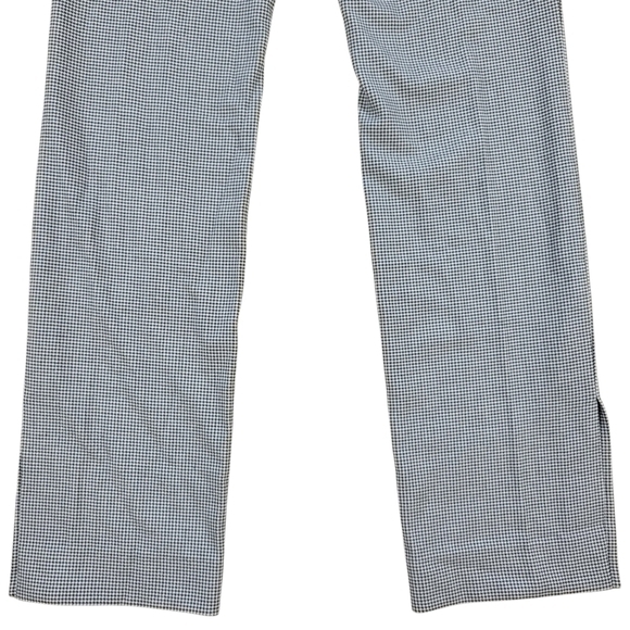 Aritzia Babaton Atelier Pants‎ Womens 0 Numero Trouser Black White Houndstooth - Picture 8 of 12